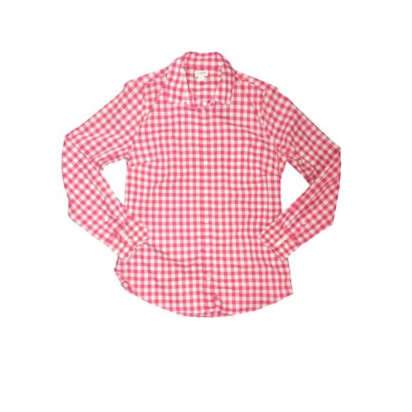 J. Crew Tops - J. Crew Shirt Women's Small Sweet Fuschia Long Sleeve Westerncore Button Down